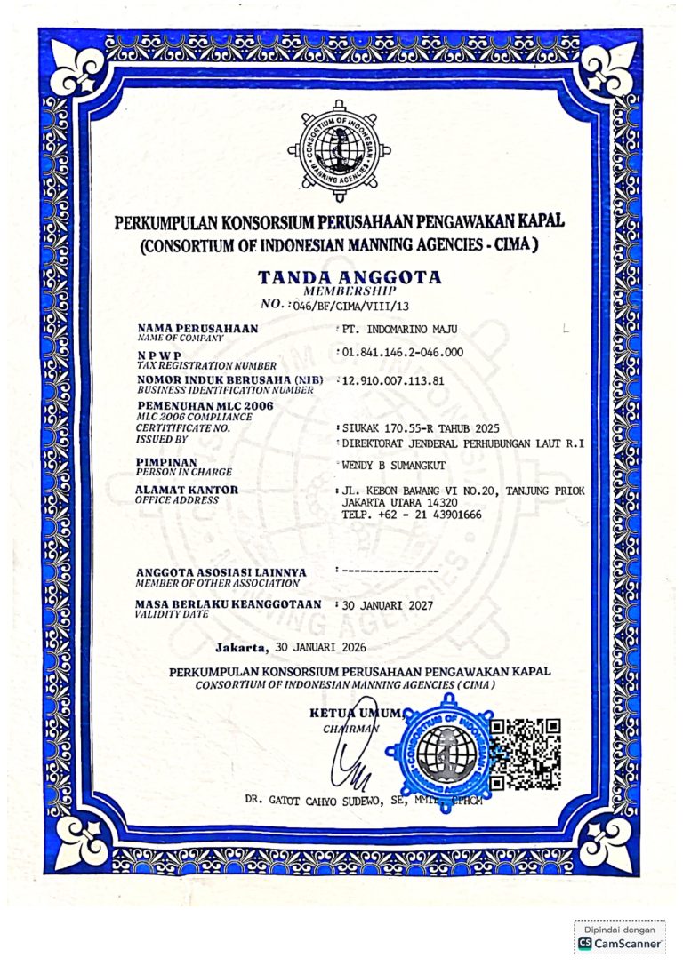 Consortium of Indonesian Manning Agencies (CIMA)