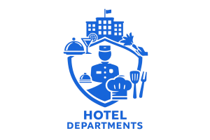 Hotel department icon representing hospitality crew roles in cruise ships, including food service, housekeeping, and guest services supporting onboard operations